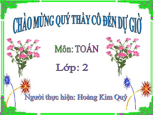 Toán 2. Tuần 8