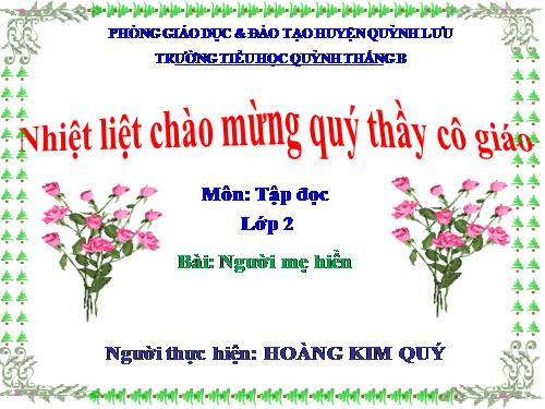 Tập đọc 2. Tuần 8.