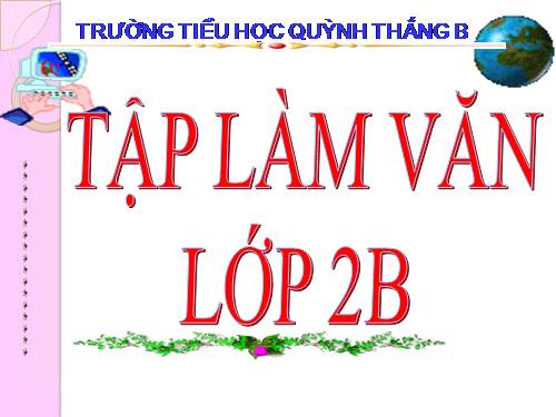 Tập làm văn 2 Tuần 7.