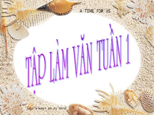 tập làm văn lớp 2