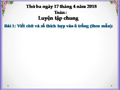 Luyện tập chung Trang 165