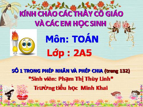 Số 1 trong phép nhân và phép chia