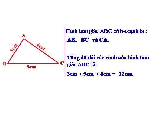 Chu vi hình tam giác - Chu vi hình tứ giác