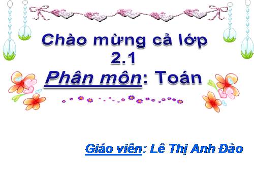 Tìm một thừa số của phép nhân