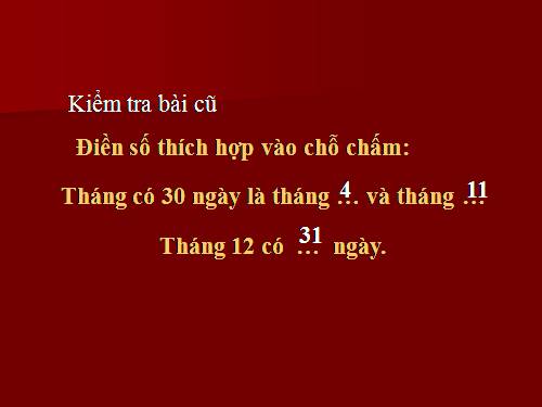 Ôn tập về đo lường