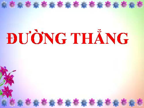 Đường thẳng