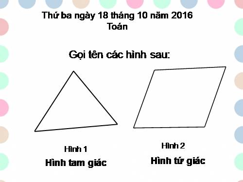 Chu vi hình tam giác - Chu vi hình tứ giác