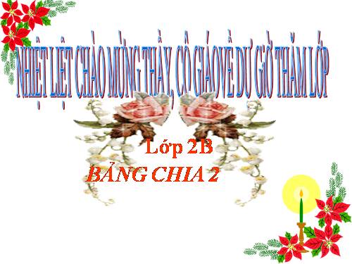 Bảng chia 2