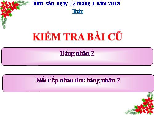 Bảng nhân 2