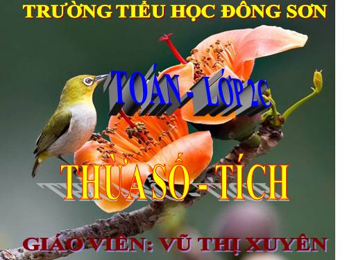 Thừa số - Tích