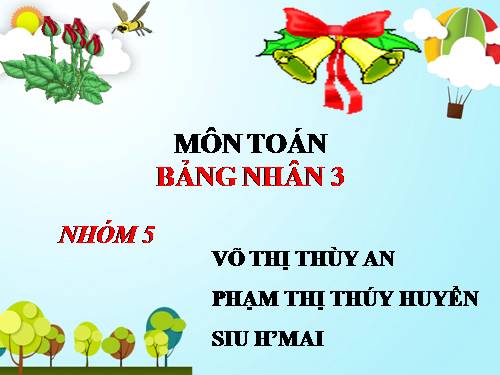 Bảng nhân 3