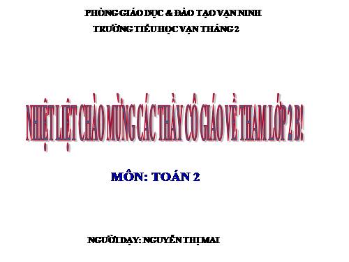 Số tròn chục trừ đi một số