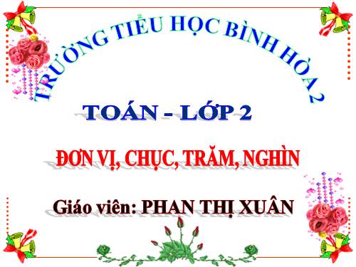 Đơn vị, chục, trăm, nghìn