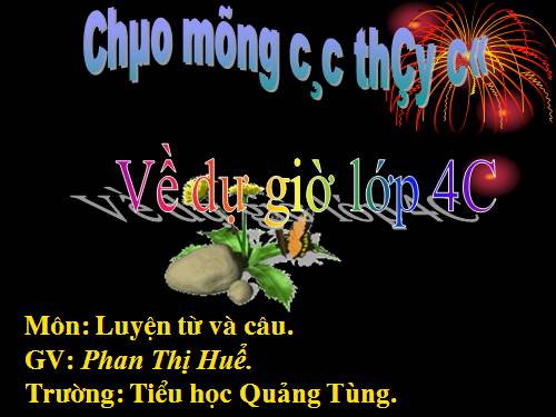 chu ngu trong cau ke ai la gi?