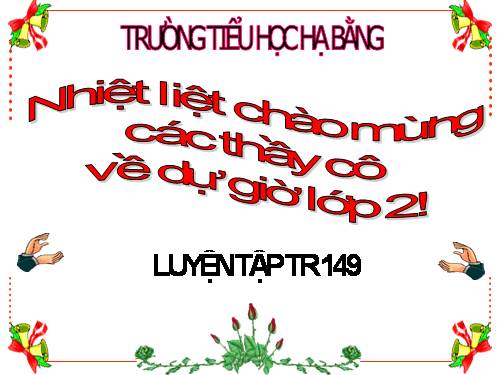 Luyện tập Trang 149