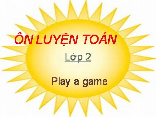 ôn luyện toán lớp 2