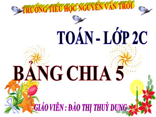 Bảng chia 5