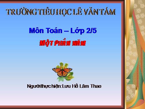 Một phần năm