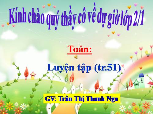 Luyện tập Trang 51