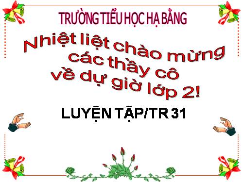 Luyện tập Trang 31