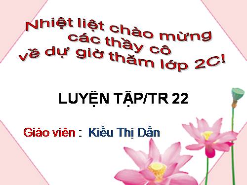 Luyện tập Trang 22