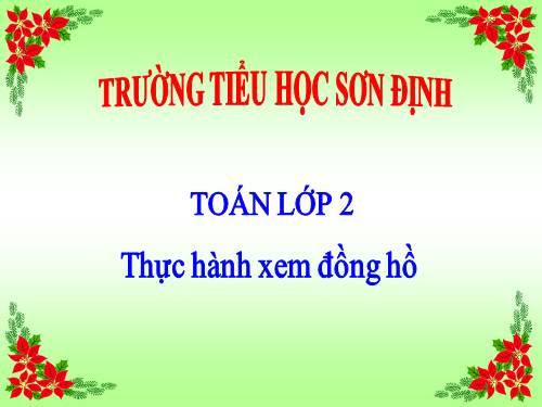 Thực hành xem lịch