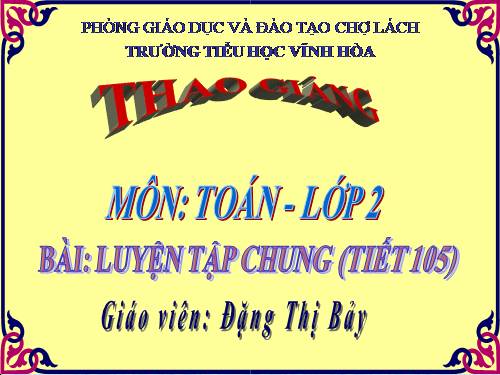 Luyện tập chung Trang 105