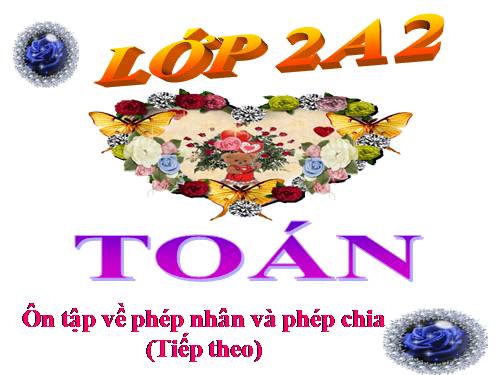 Ôn tập về phép nhân và phép chia (tiếp theo)