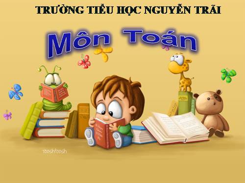 Phép trừ (không nhớ) trong phạm vi 1000