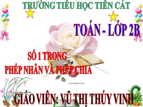 Số 1 trong phép nhân và phép chia