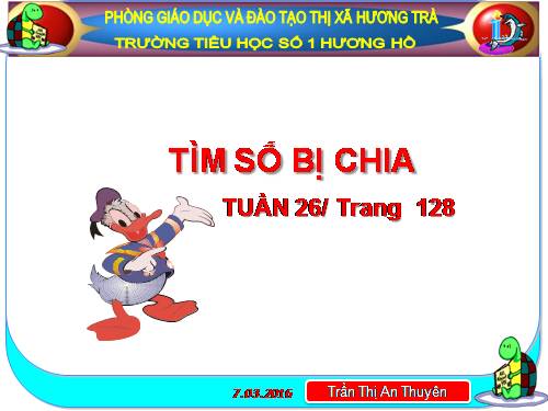 Tìm số bị chia