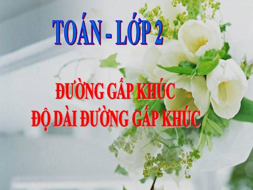 Đường gấp khúc - Độ dài đường gấp khúc