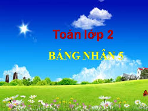 Bảng nhân 5