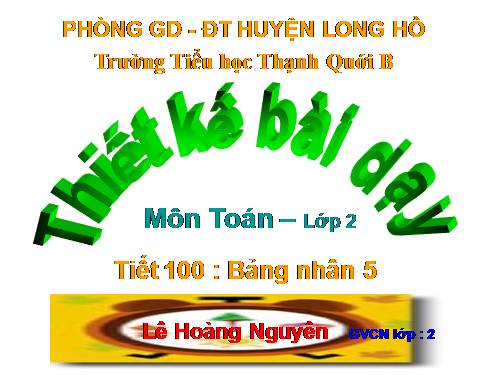 Bảng nhân 5