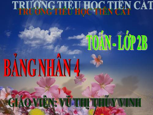 Bảng nhân 4