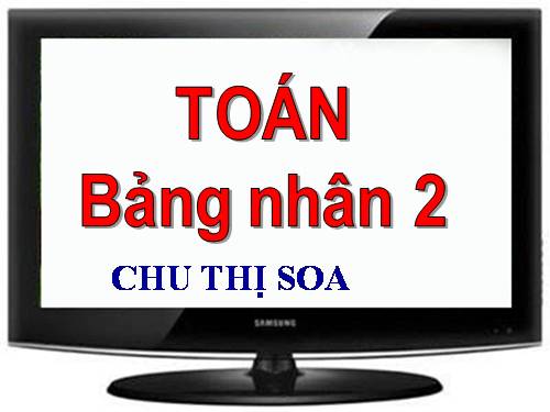 Bảng nhân 2