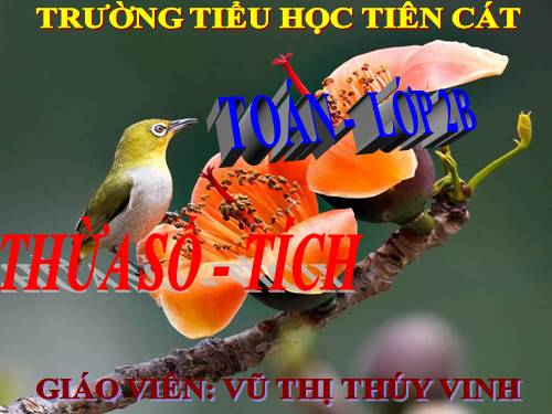 Thừa số - Tích