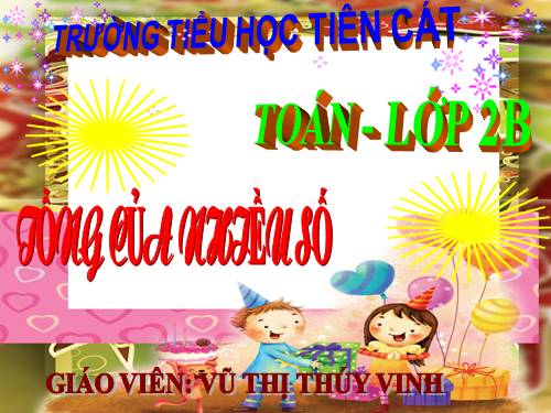 Tổng của nhiều số