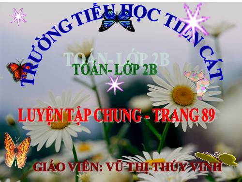 Luyện tập chung Trang 89