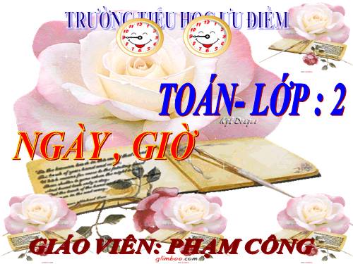 Ngày, giờ