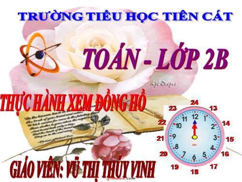 Thực hành xem đồng hồ