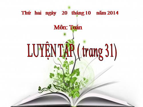 Luyện tập Trang 31