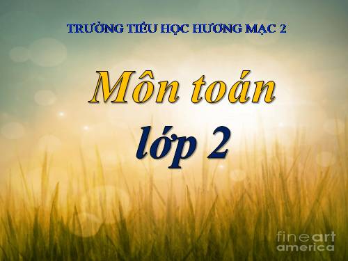 Số tròn chục trừ đi một số