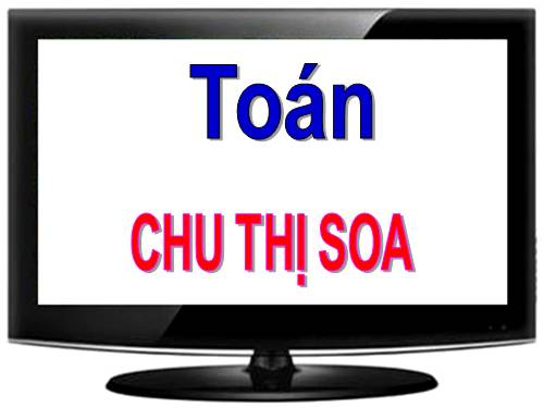 Số tròn chục trừ đi một số