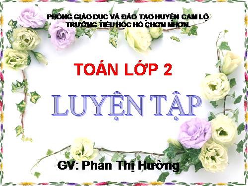 Toán LT Bài toán về nhiều hơn. Lớp 2.