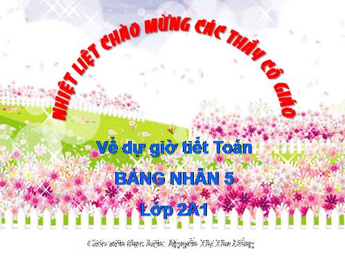 Bảng nhân 5