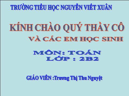 Ôn tập về phép cộng và phép trừ