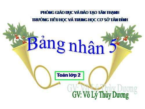 Bảng nhân 5