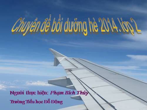 Bồi dưỡng hè 2014