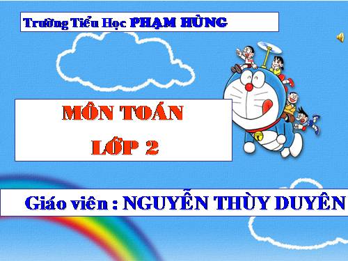 Các Bài giảng khác thuộc Chương trình Toán 2